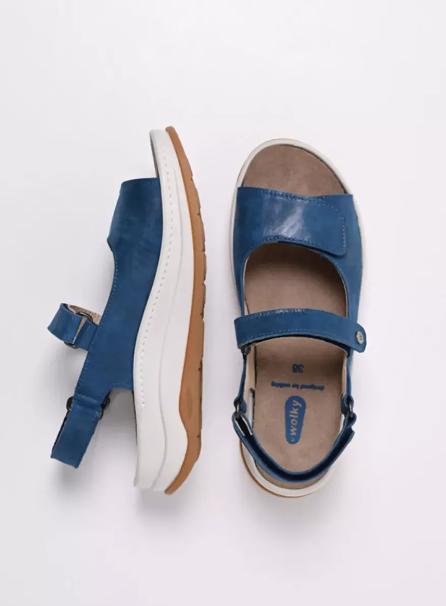 Adura - blauw effectleer