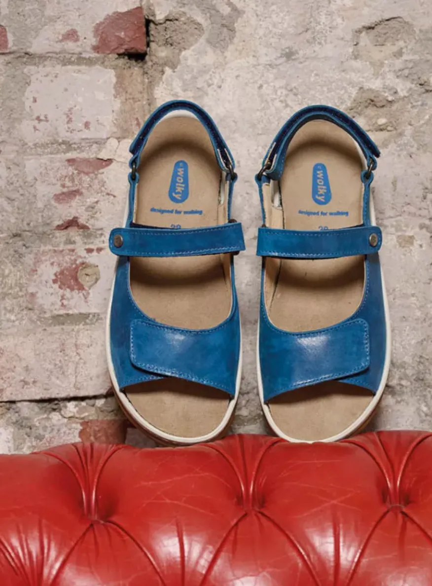 Adura - blauw effectleer