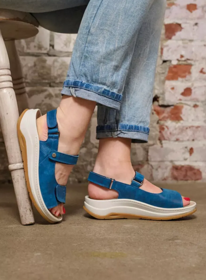 Adura - blauw effectleer