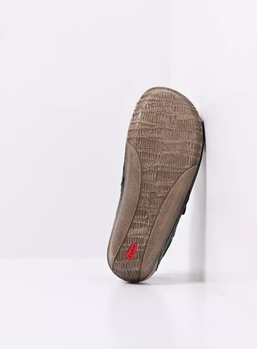 Alberta - zwart leer