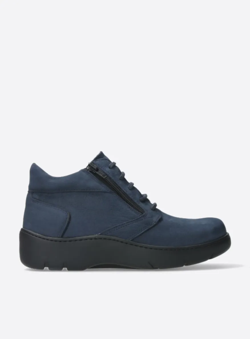 Annemarie XW - denim nubuck