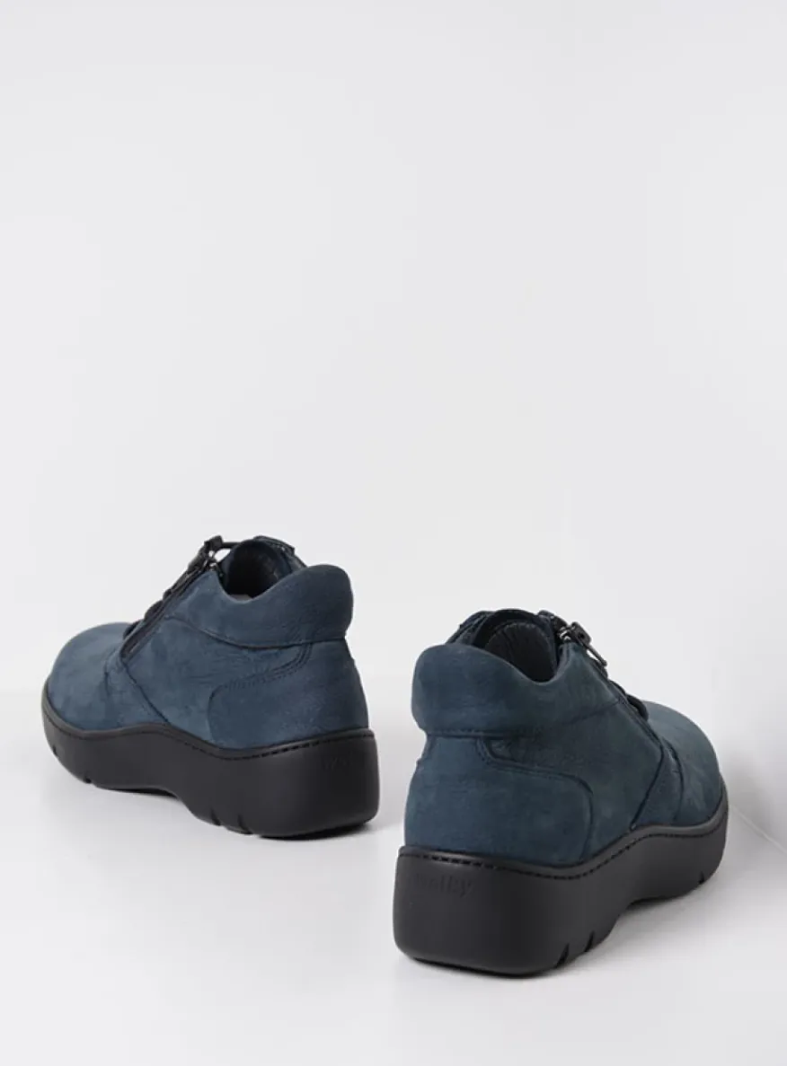 Annemarie XW - denim nubuck