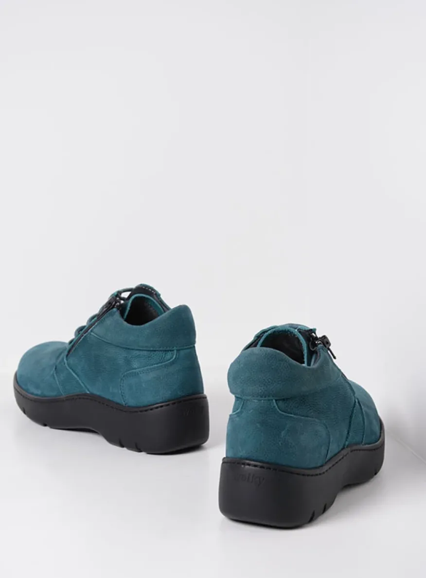 Annemarie XW - petrol nubuck