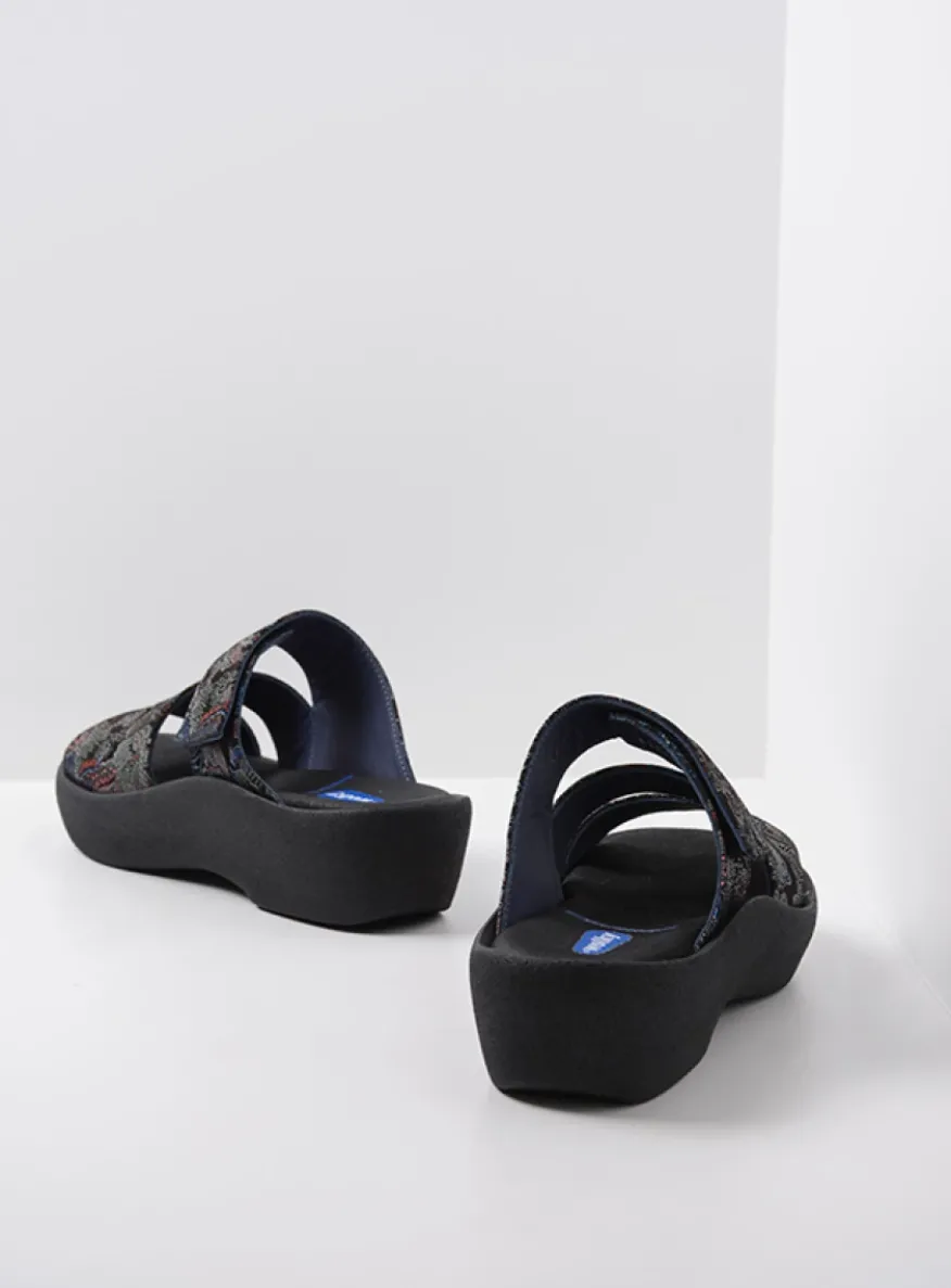 Aporia - zwart/blauw suede