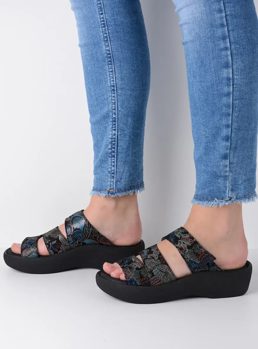 Aporia - zwart/blauw suede