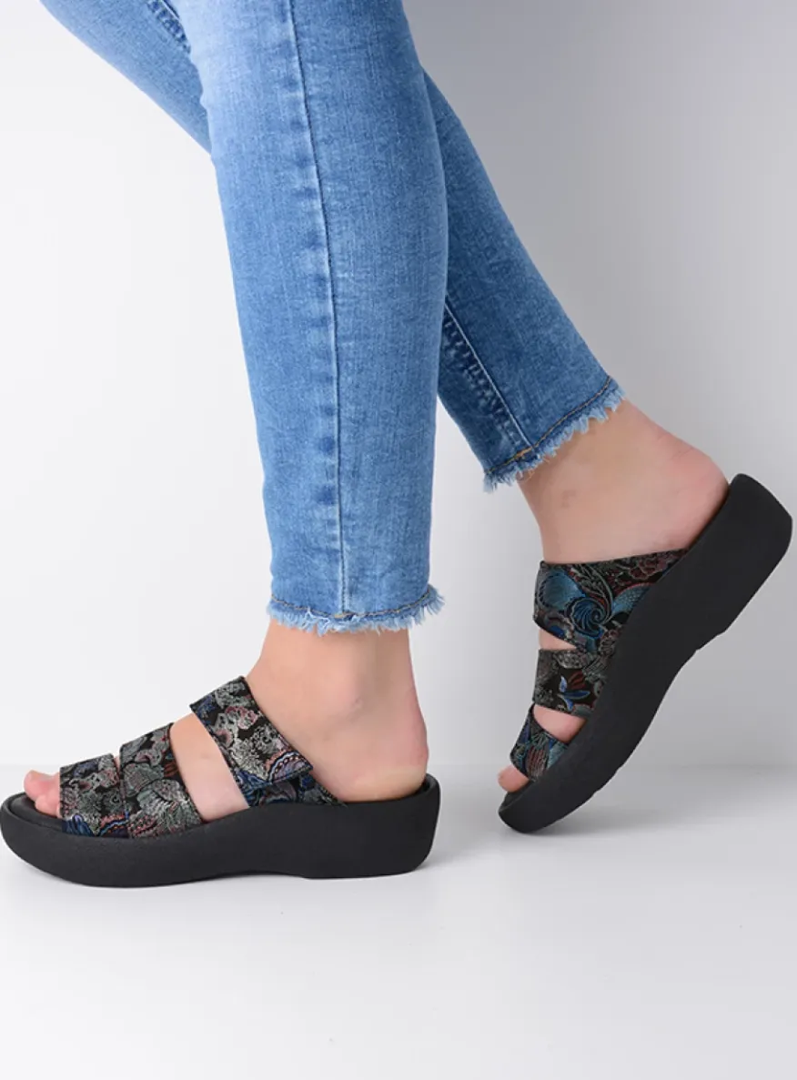 Aporia - zwart/blauw suede