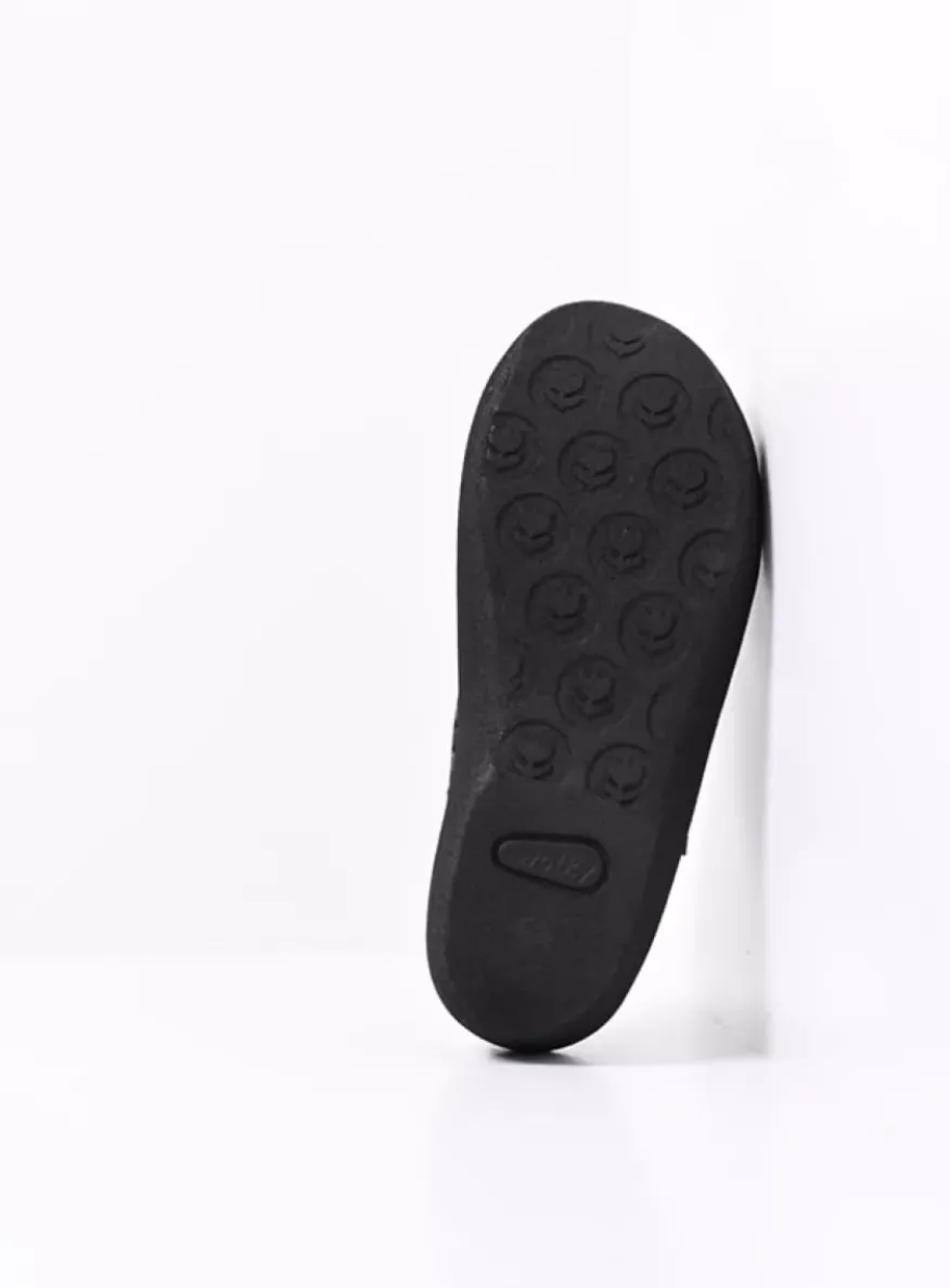 Aporia - zwart/multi flower nubuck