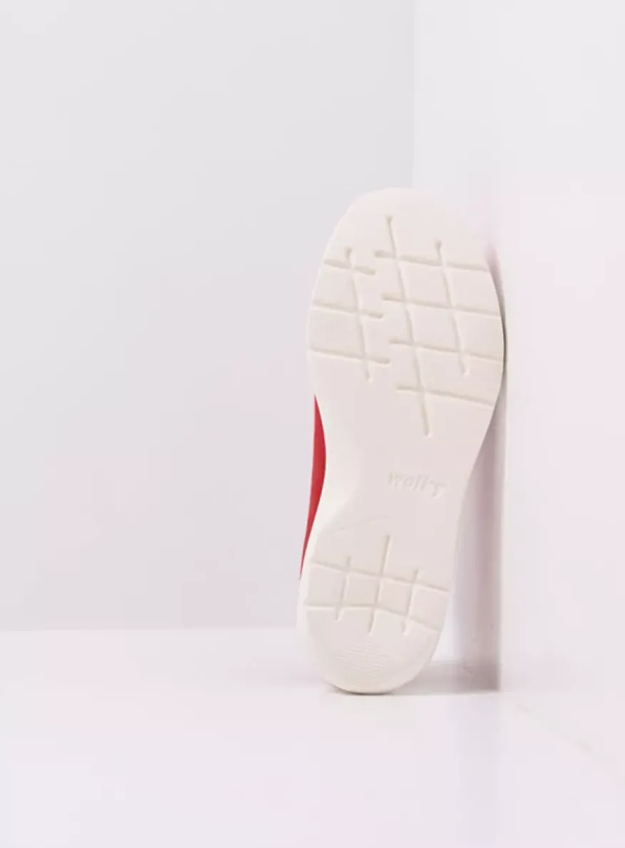 Blitz - rood effectleer