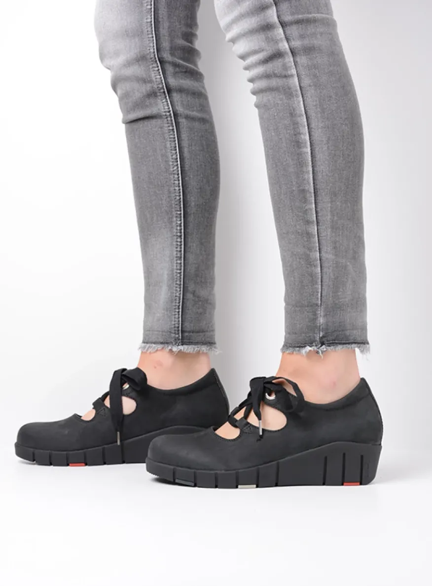 Boston - zwart nubuck