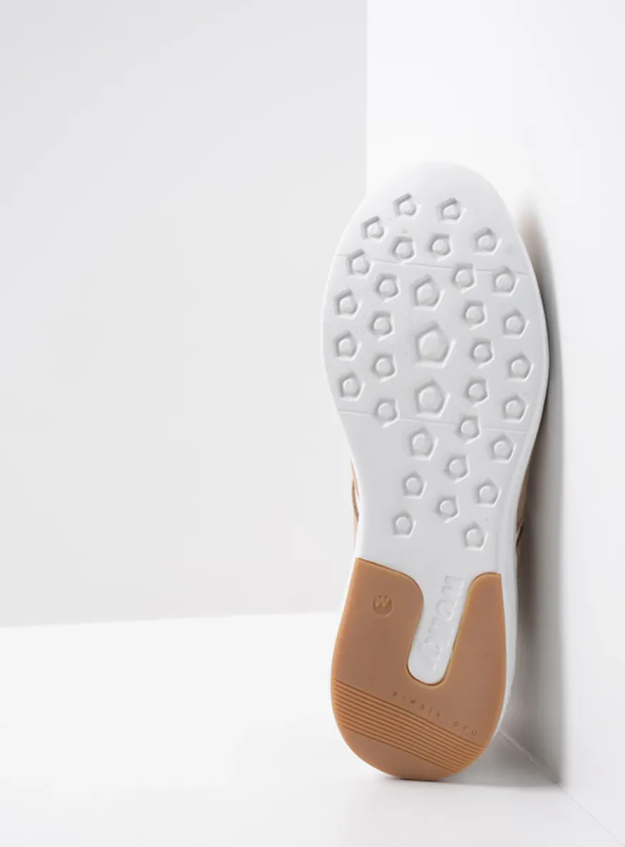 Bounce - beige-wit nubuck