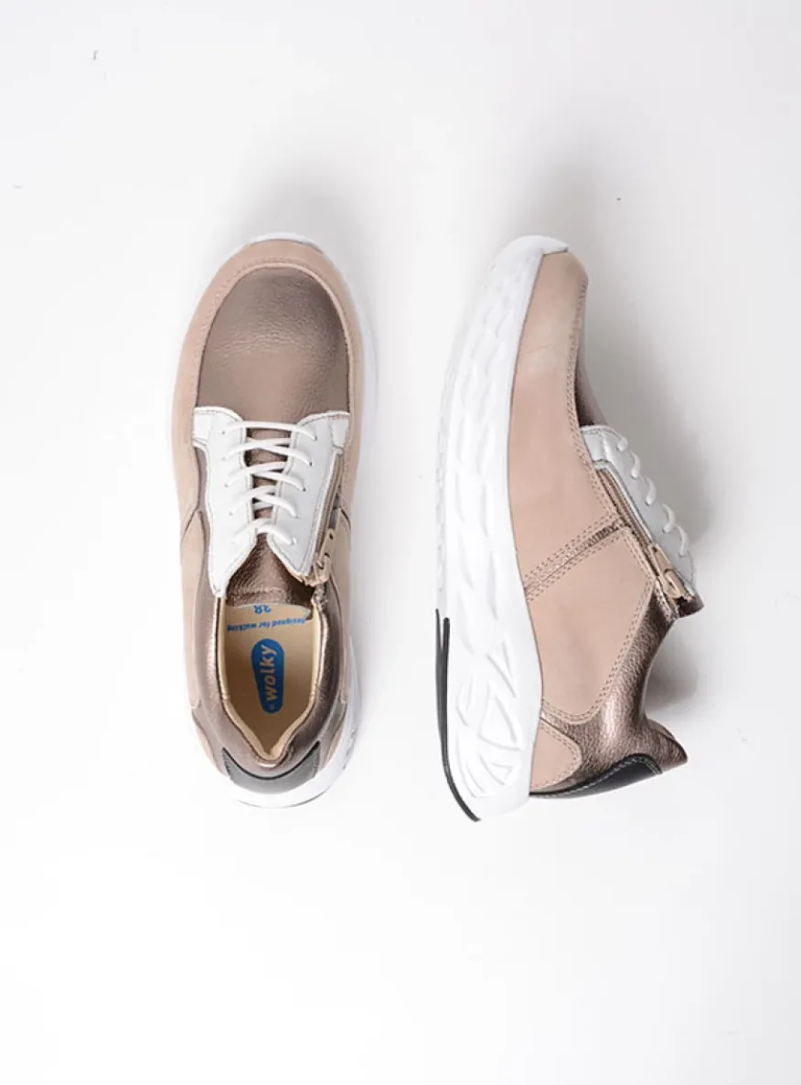 Bounce - safari/brons combi leer