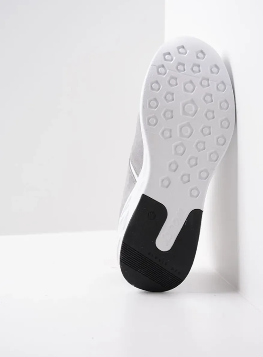 Bounce - wit/grijs combi leer