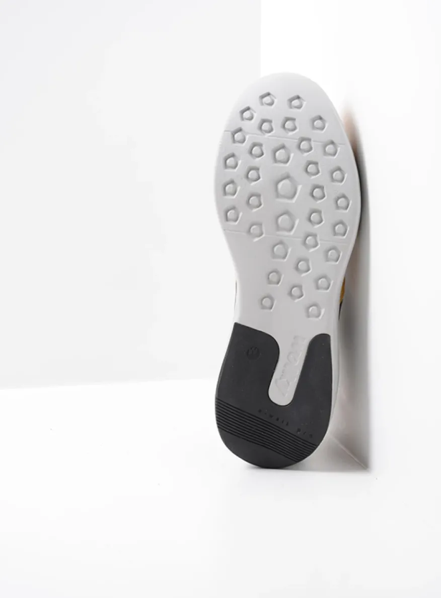 Bounce - zwart combi leer