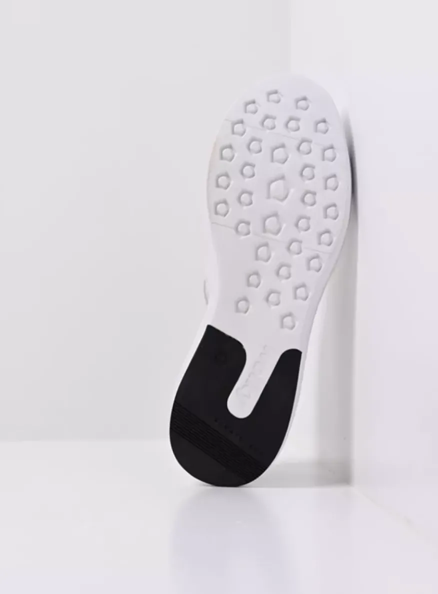 Bounce Men S2F - wit/gebroken wit combi stretch