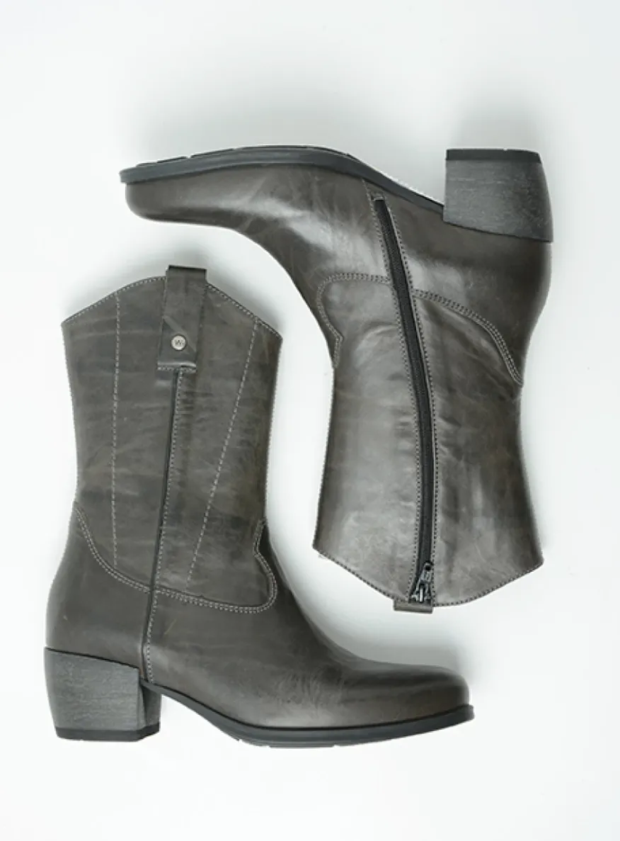 Caprock - antraciet leer