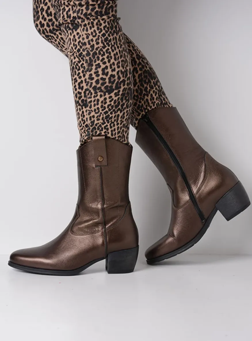 Caprock HV - brons leer