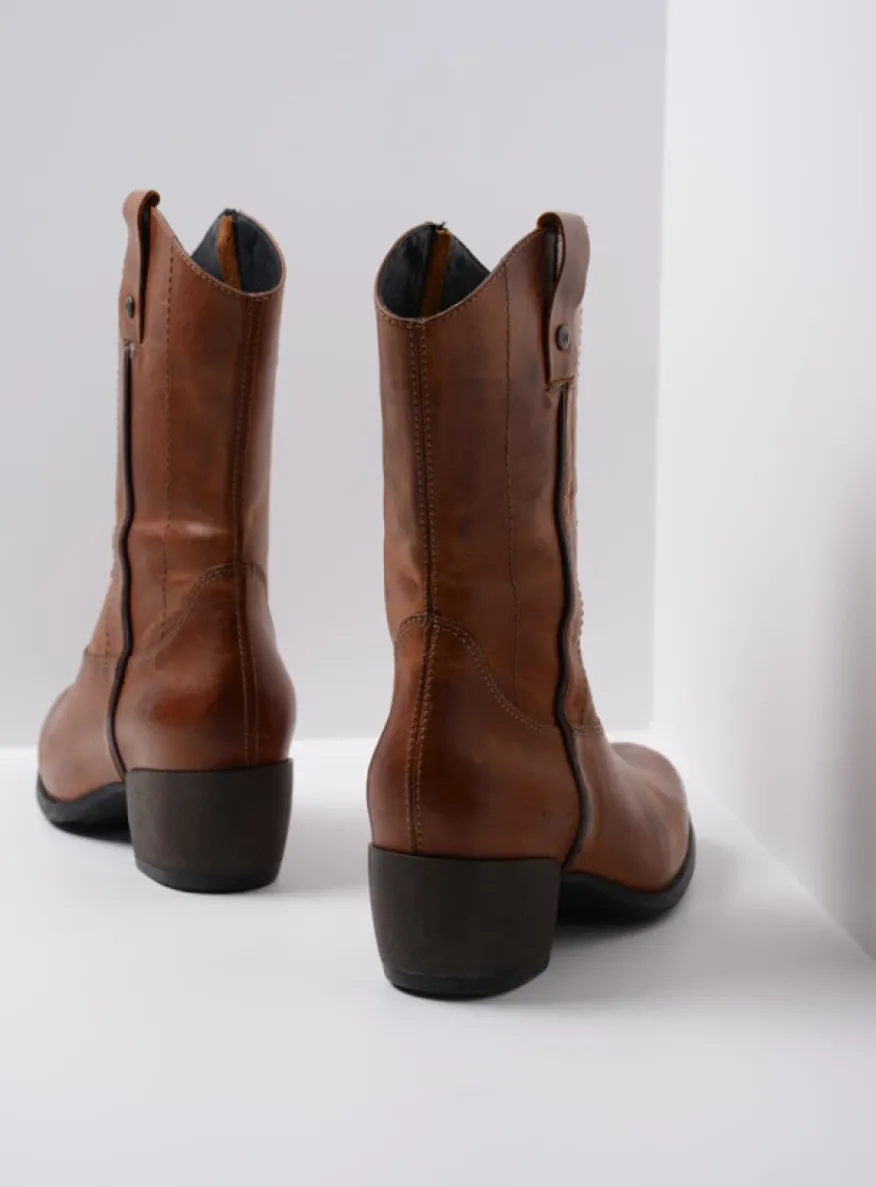 Caprock HV - cognac leer