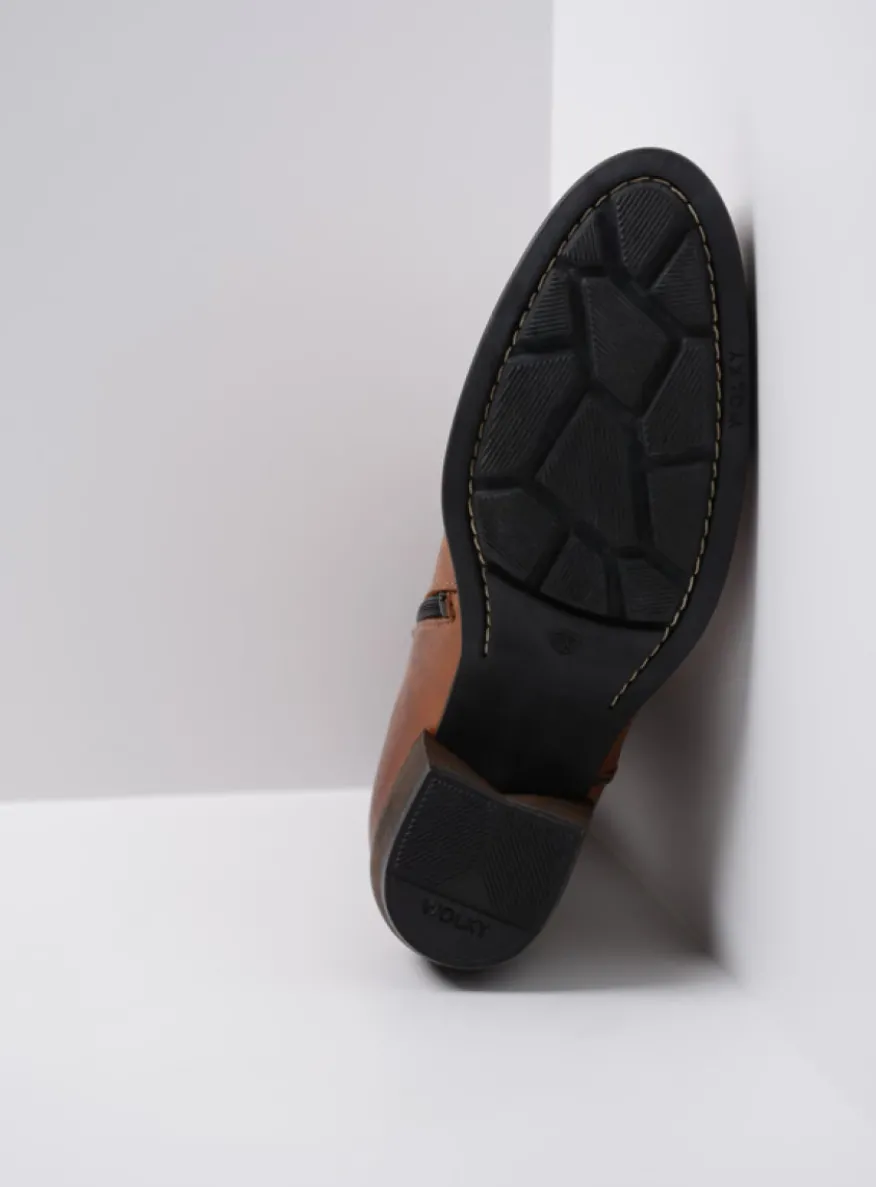 Caprock HV - cognac leer