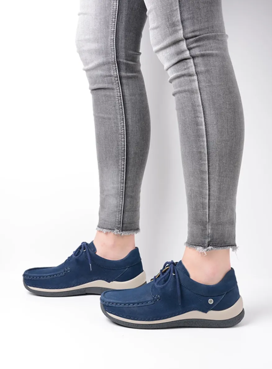 Celebration - denimblauw nubuck