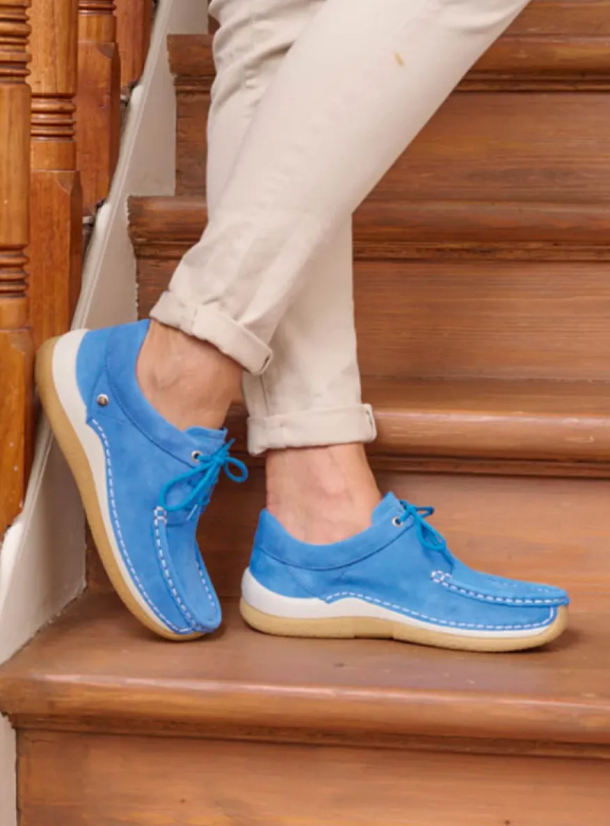 Celebration - hemelsblauw nubuck