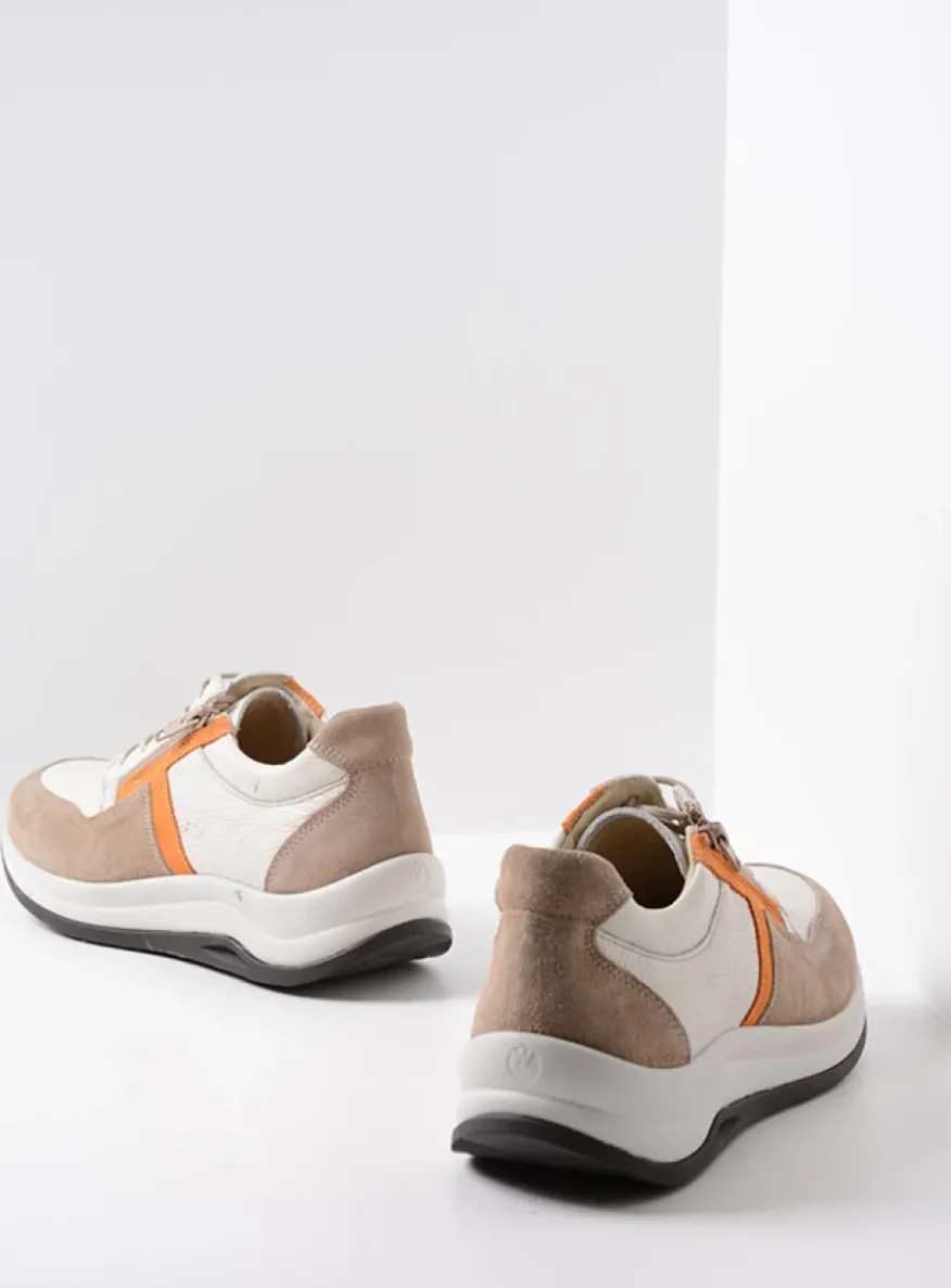 Comrie - beige/safari combi leer