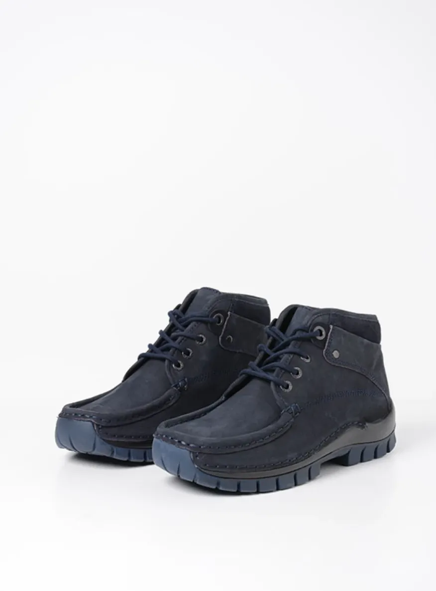 Cross - blauw nubuck