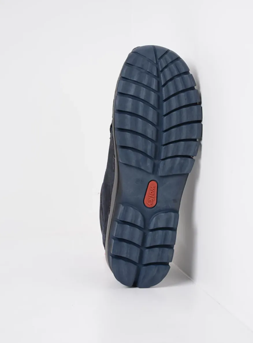 Cross - blauw nubuck