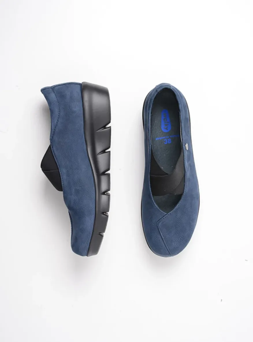 Cursa - blauw nubuck