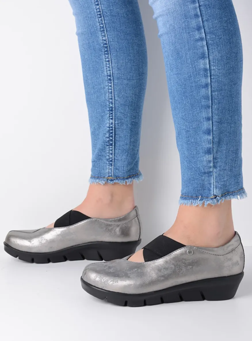 Cursa - grijs metallic nubuck