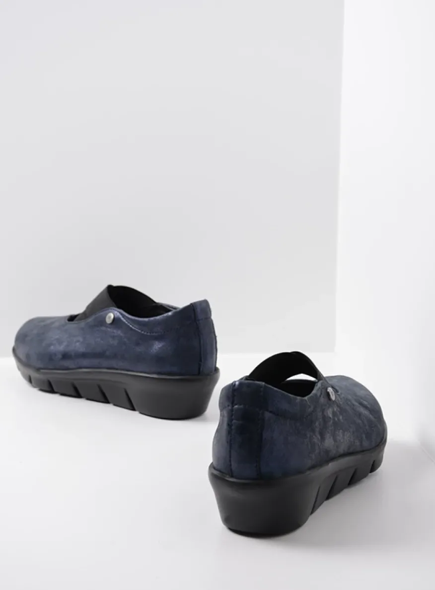 Cursa - marineblauw metallic nubuck