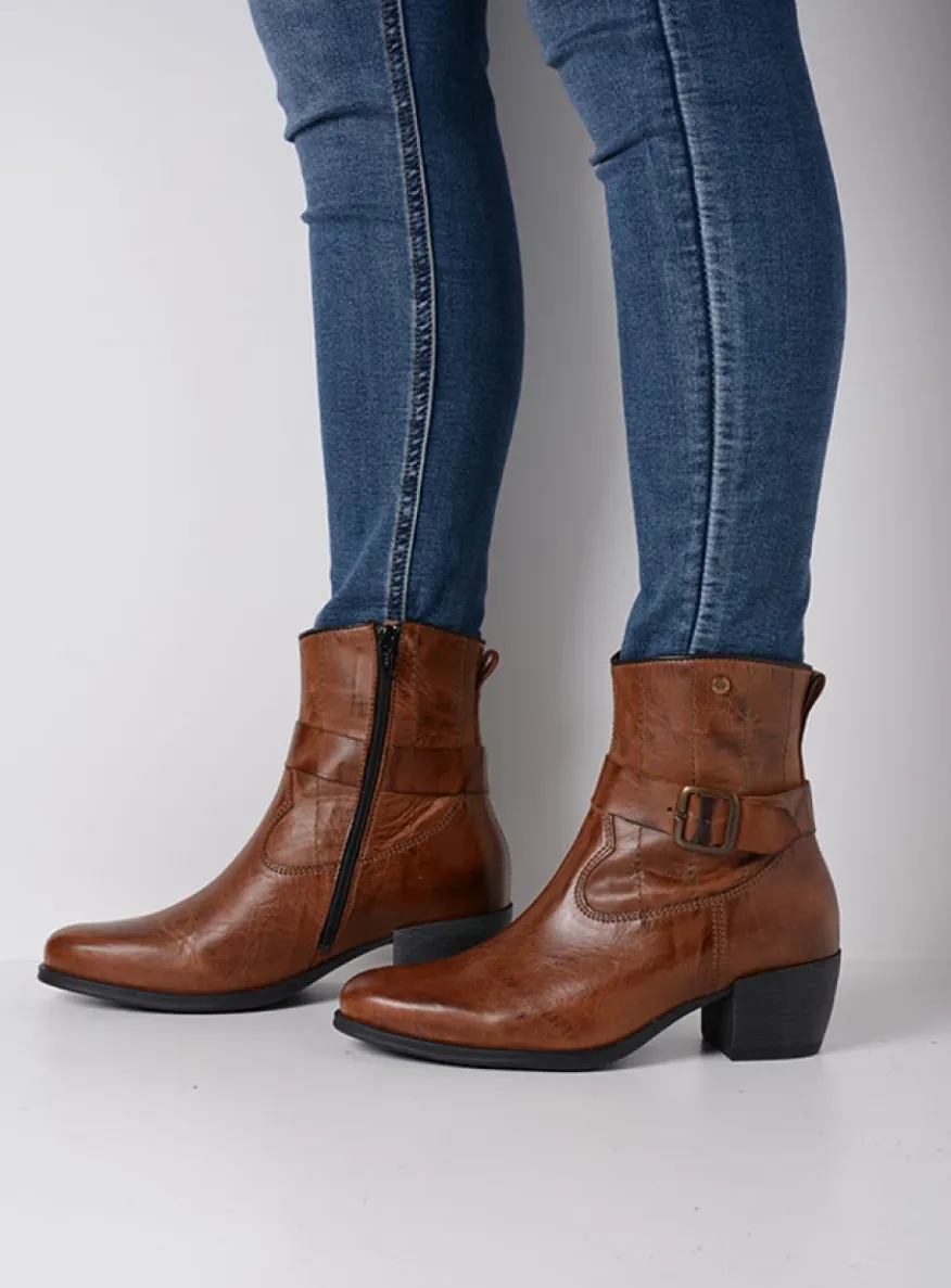 Dexter - cognac leer