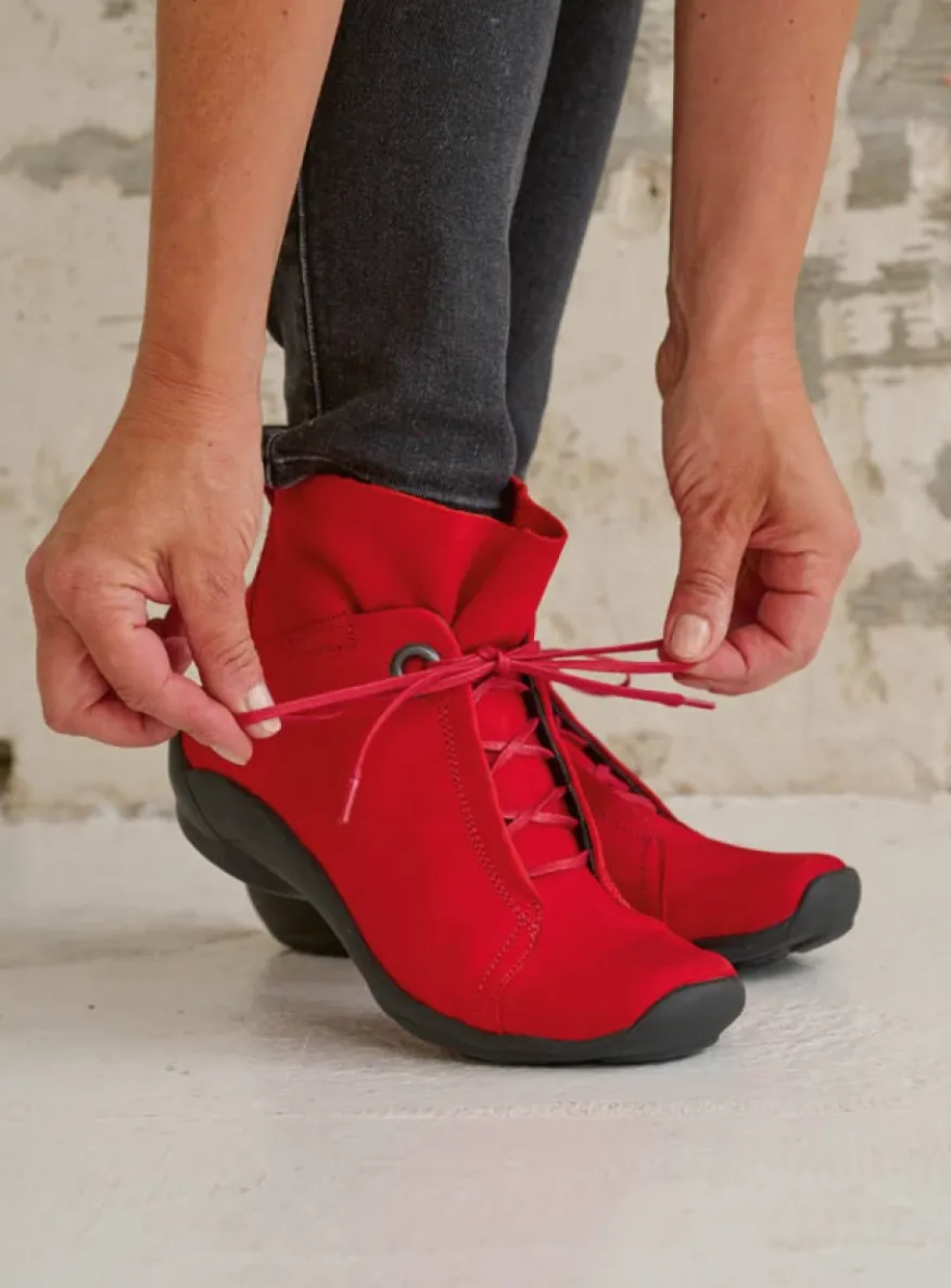 Diana - donkerrood nubuck