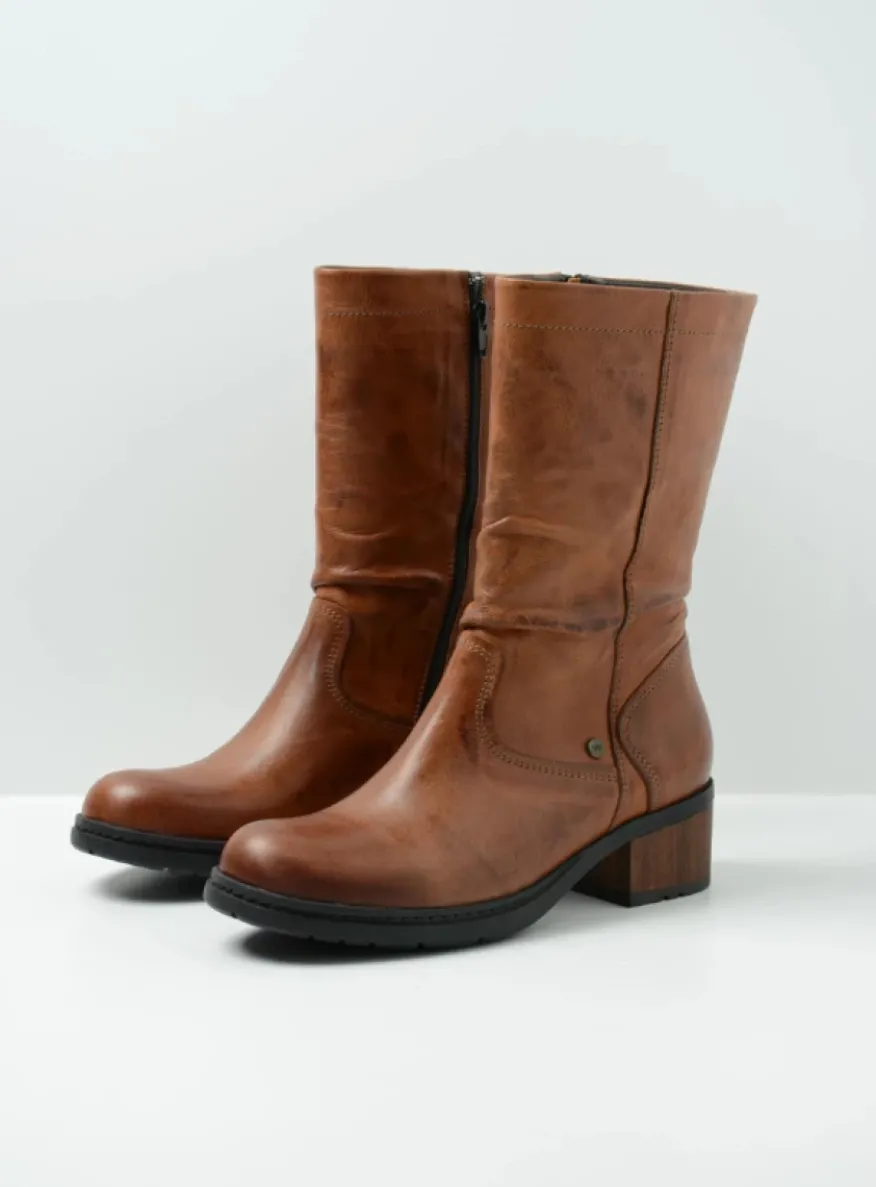 Edmonton - cognac leer