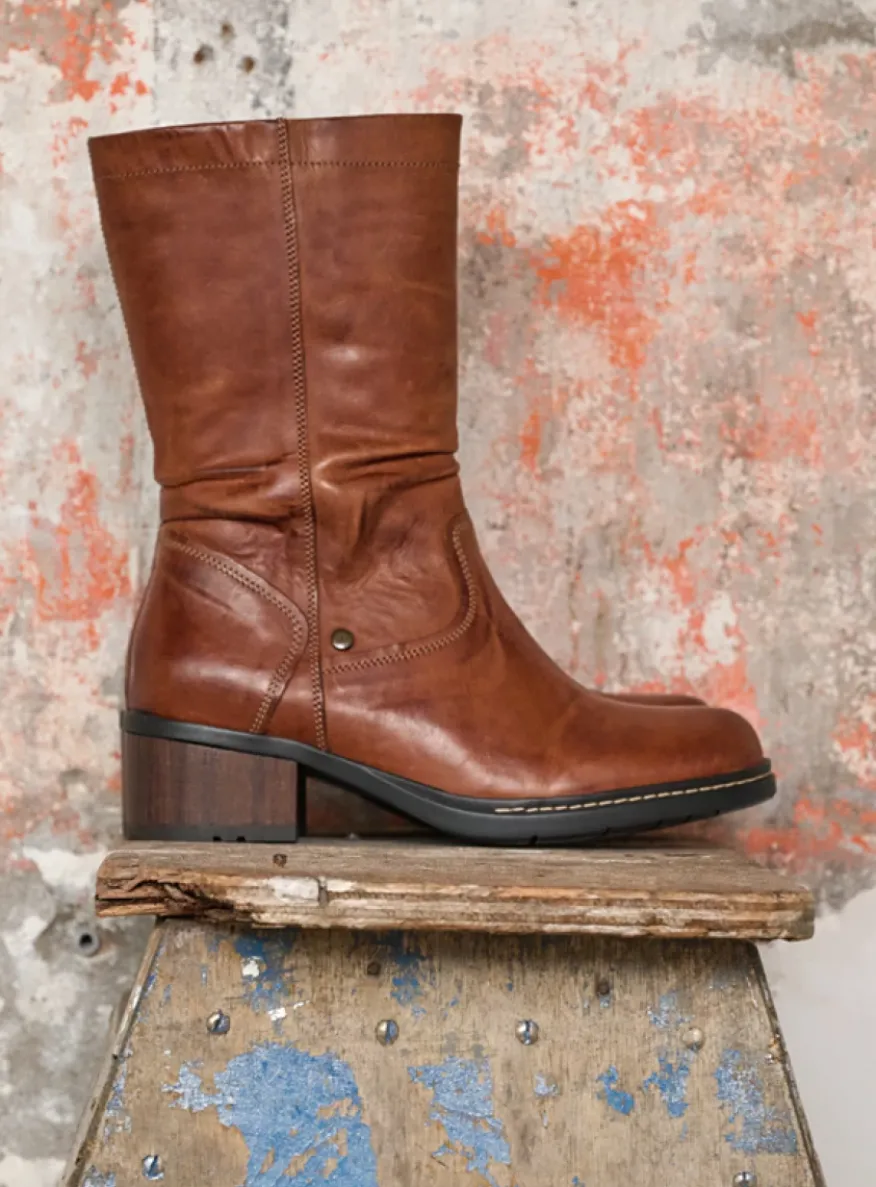 Edmonton - cognac leer