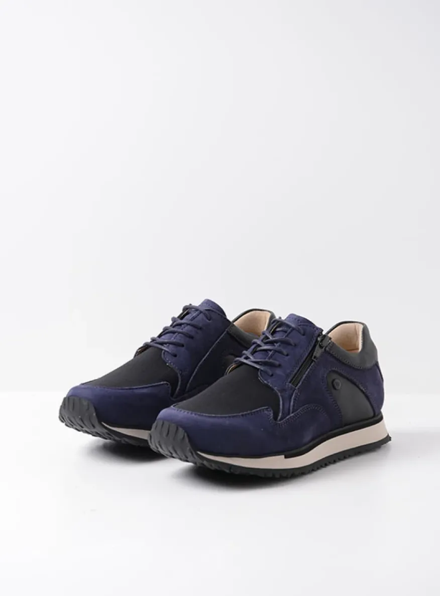 e-Go S2F - paars combi stretch leer