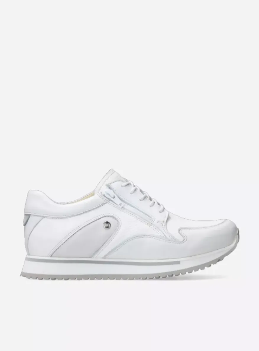 e-Go S2F - wit combi stretch leer