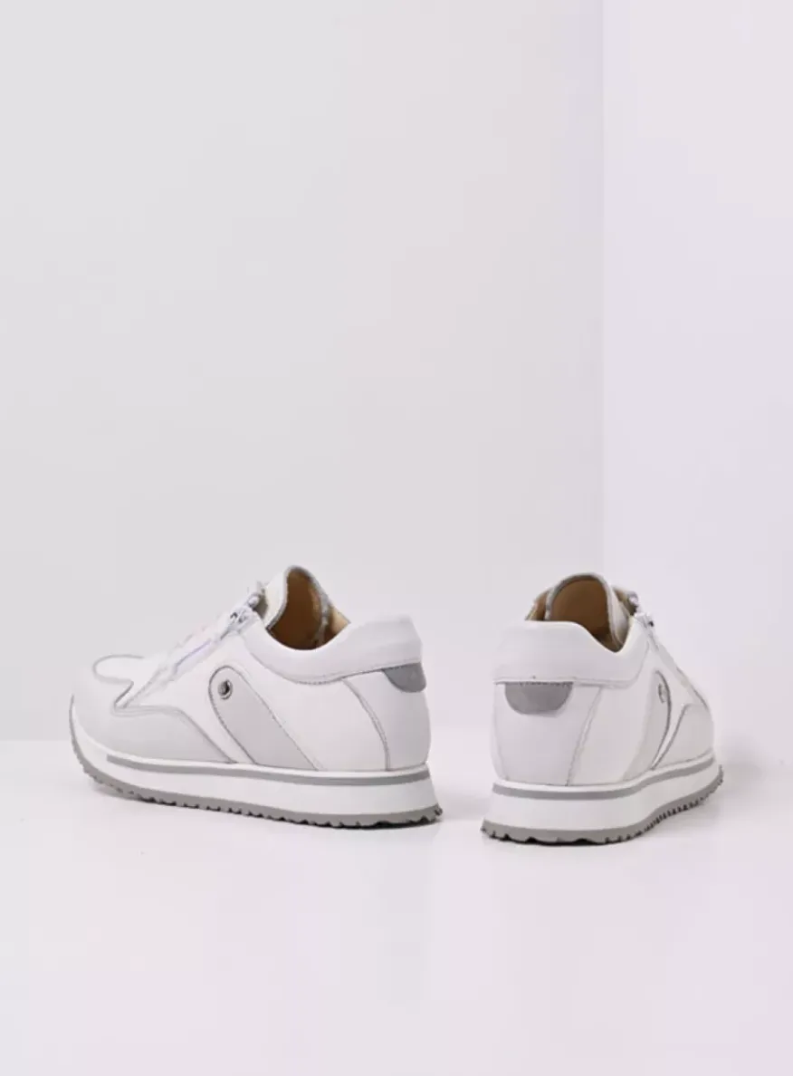 e-Go S2F - wit combi stretch leer