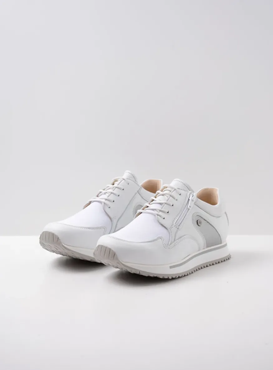 e-Go S2F - wit/zilver stretchleer