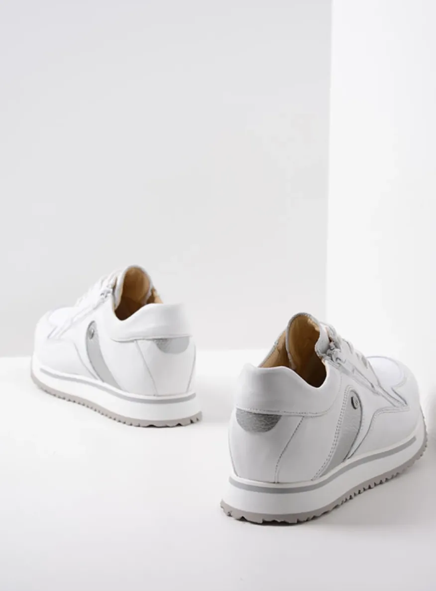 e-Go S2F - wit/zilver stretchleer