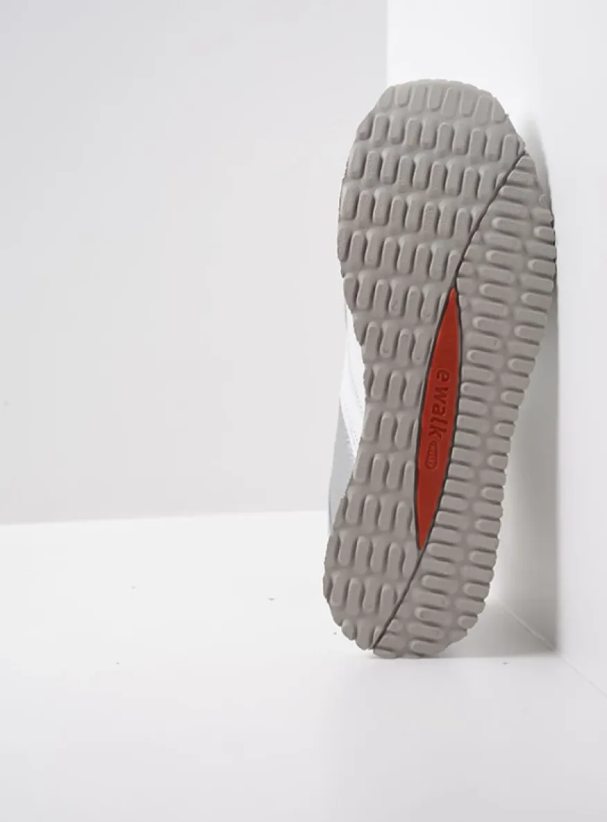 e-Go S2F - wit/zilver stretchleer