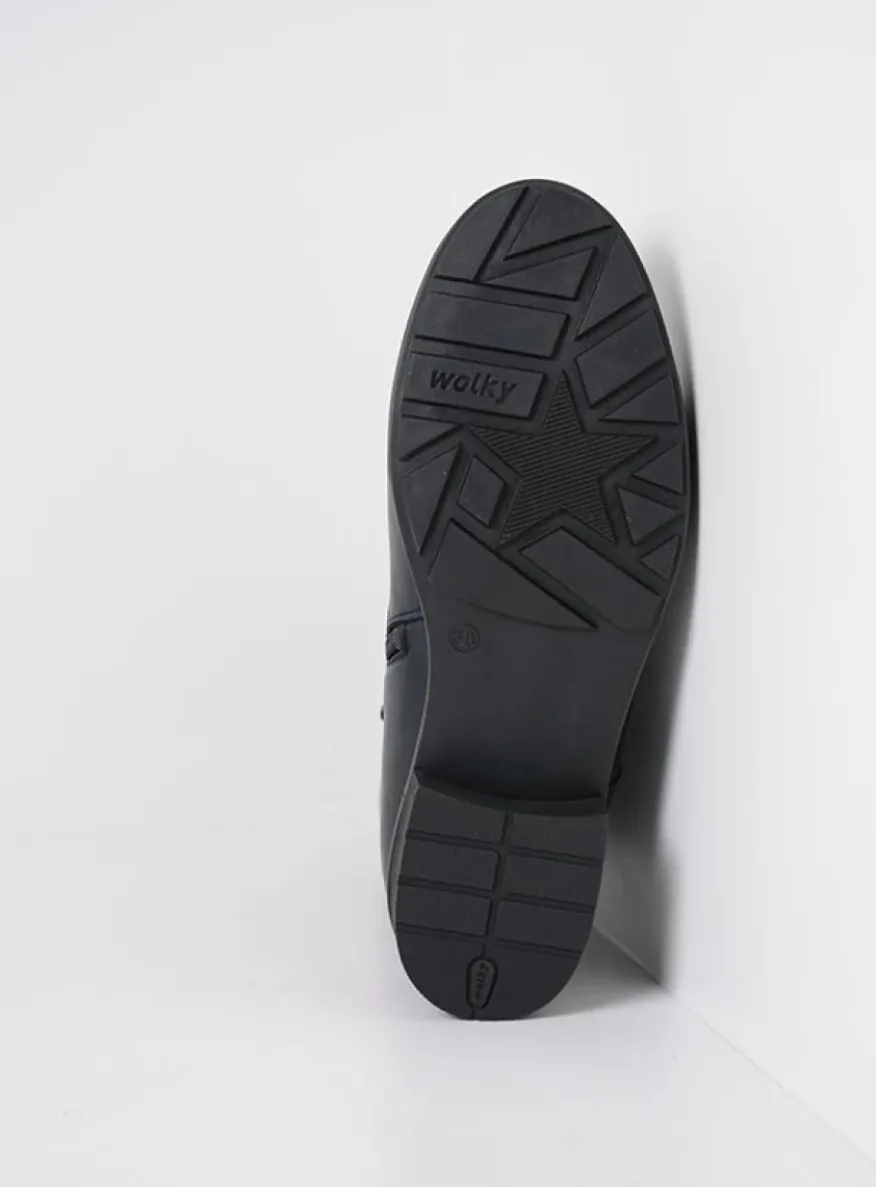 Emery HV - blauw leer