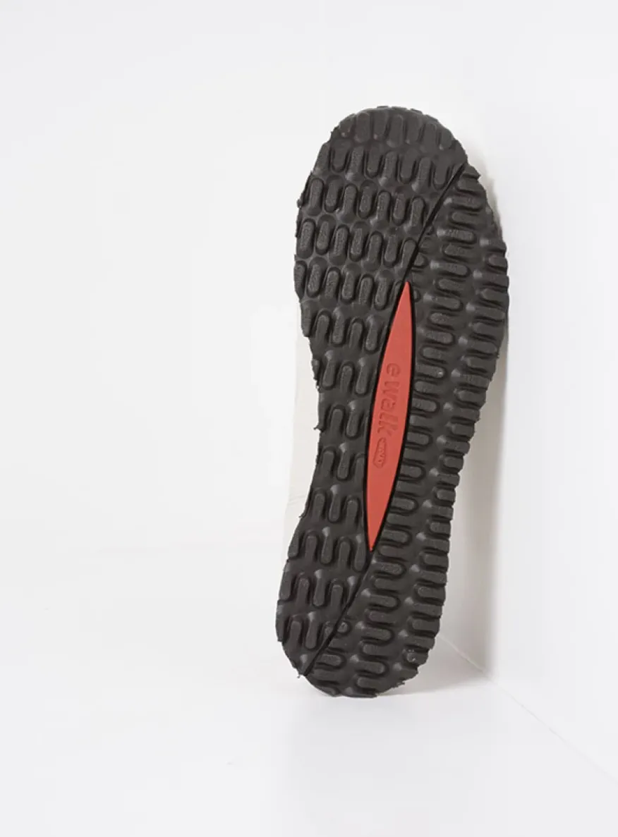 e-Walk - wit combi leer