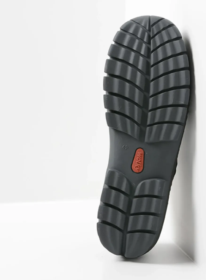 Fly men - zwart nubuck