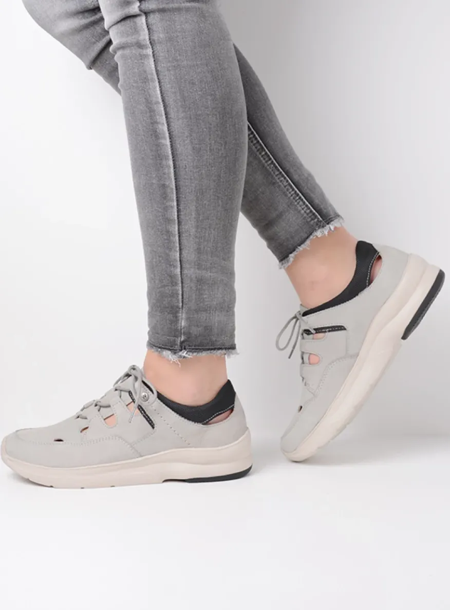 Galena - lichtgrijs nubuck