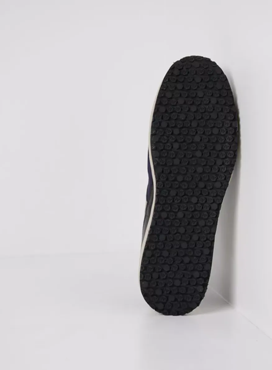 Hammer - paars combi leer