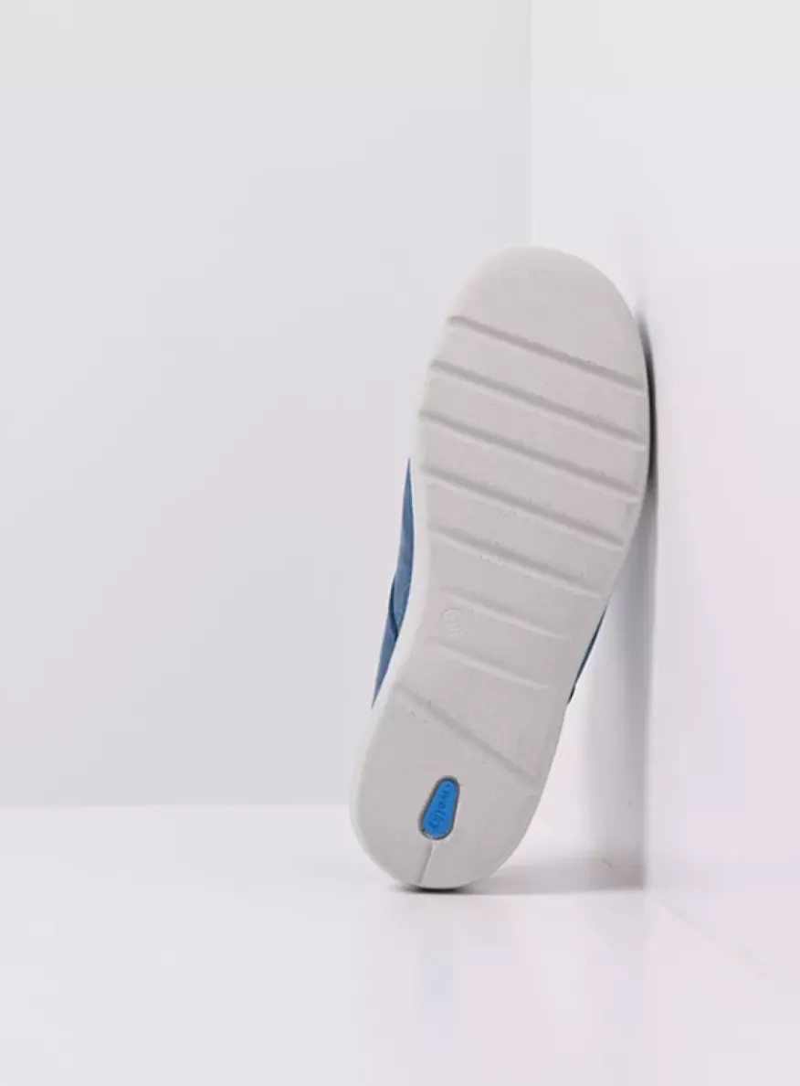 Holland DB - blauw effectleer