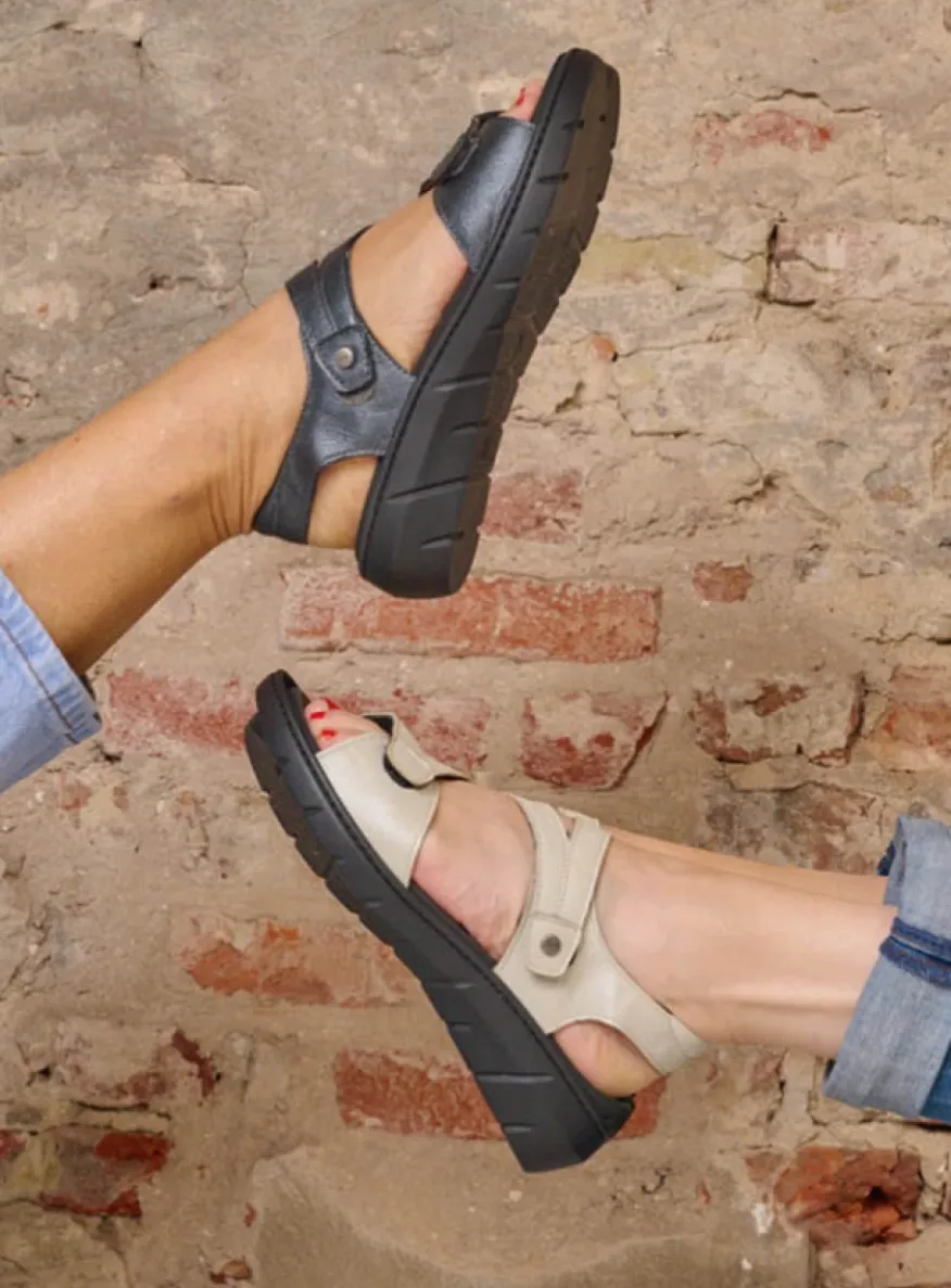 Ikaria - antraciet leer