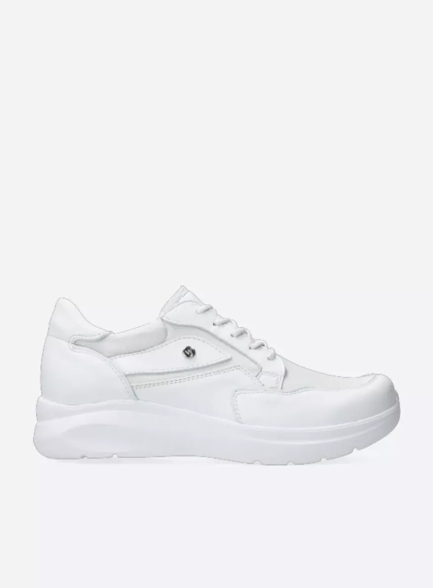 Impact S2F - wit/gebroken combi stretch leer