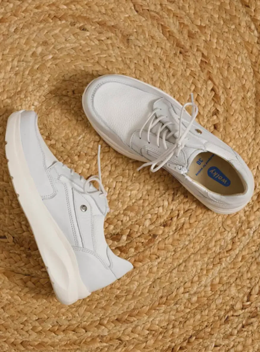 Impact S2F - wit/gebroken combi stretch leer