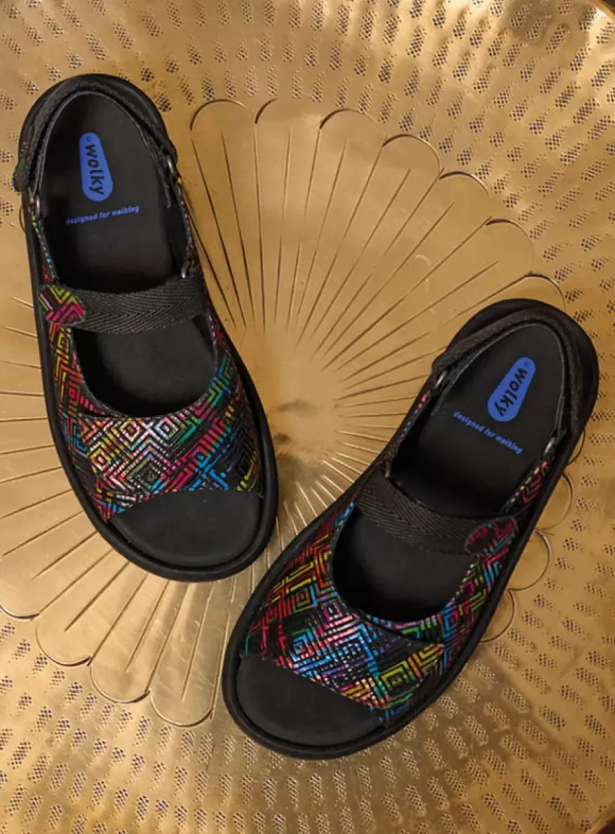 Jewel - zwart multi leer